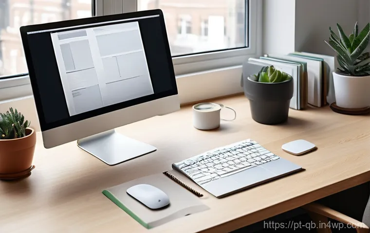 정보 다이어트법을 위한 콘텐츠 정리 방법 - **Prompt:** "A focused adult figure, male or female, dressed in comfortable, modern attire, calmly s...