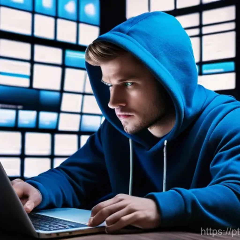 정보 다이어트법과 가치 있는 정보 - **Digital Overload & The Quest for Focus**
    A realistic, high-detail photograph of a young adult ...