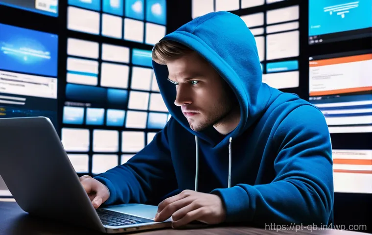 정보 다이어트법과 가치 있는 정보 - **Digital Overload & The Quest for Focus**
    A realistic, high-detail photograph of a young adult ...