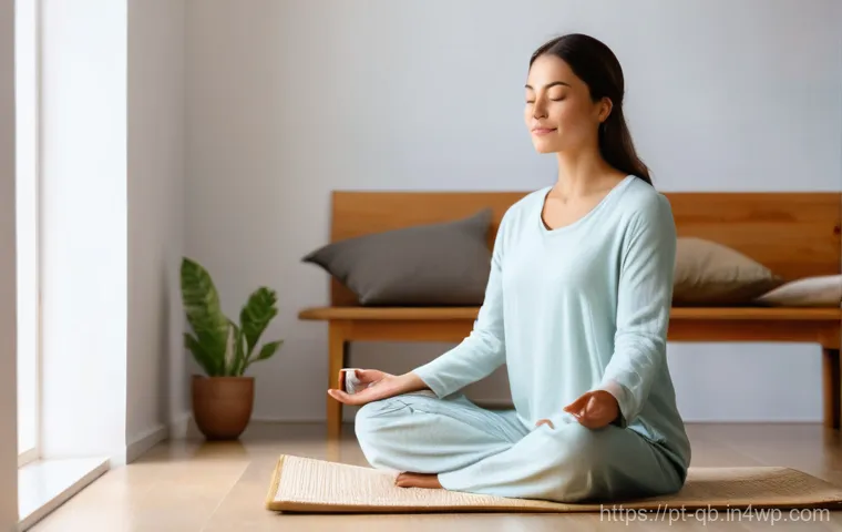 정보 다이어트법과 가치 있는 정보 - **Digital Overload & The Quest for Focus**
    A realistic, high-detail photograph of a young adult ...