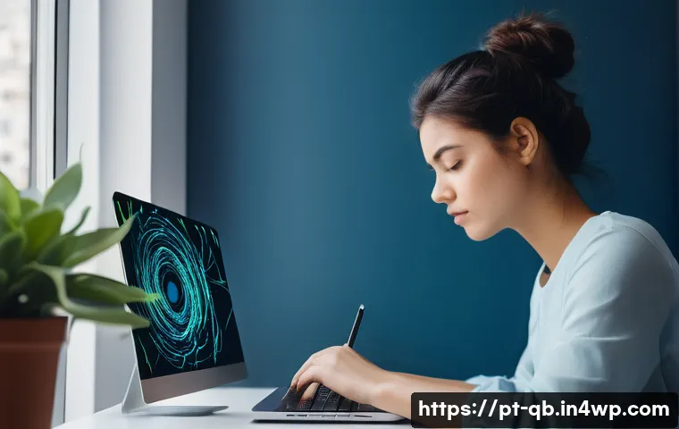 정보 다이어트법과 개인 브랜드 관리 - **Prompt 1: Digital Overload to Serenity**
    "A visually striking image depicting a young woman, m...