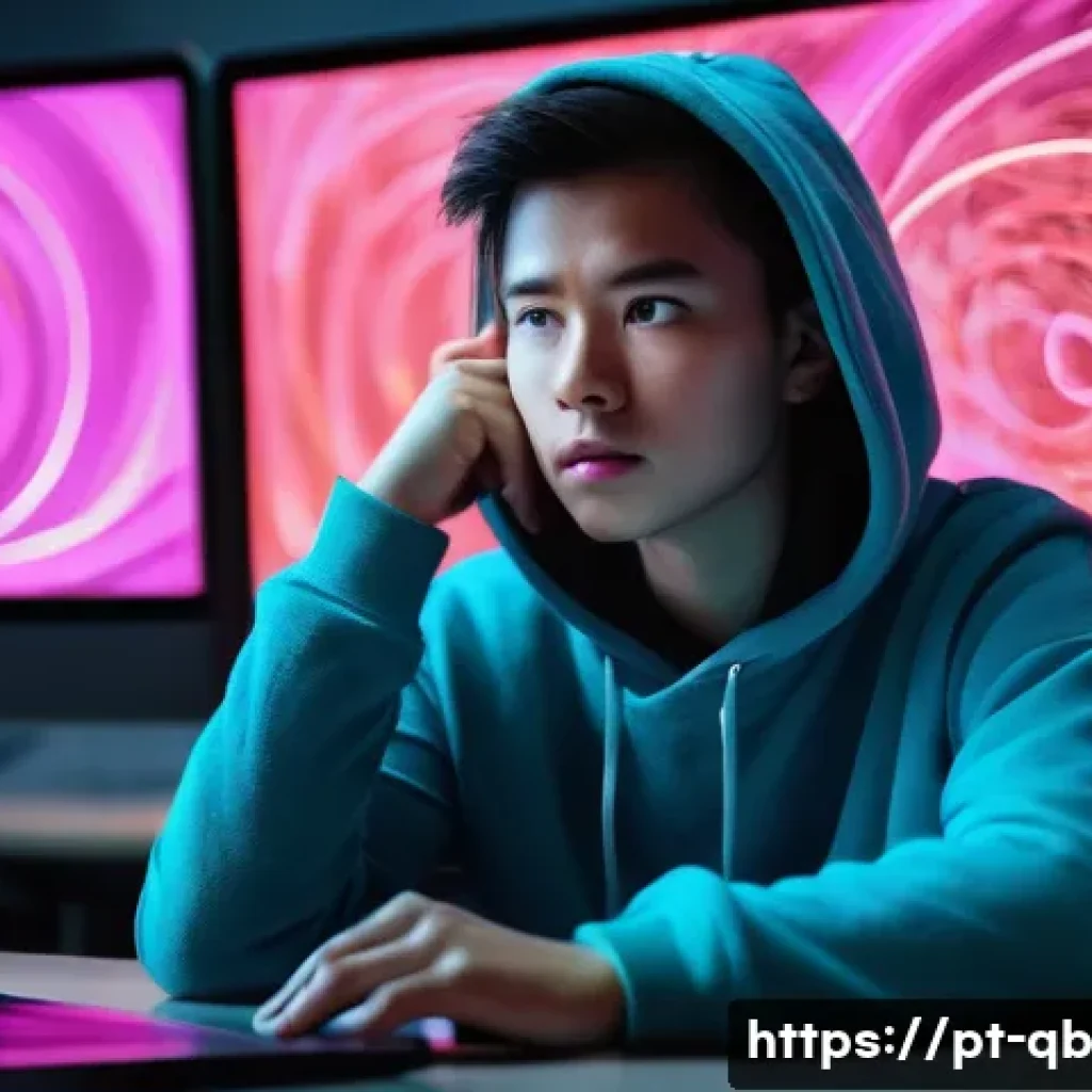 정보 다이어트법을 위한 실천 다이어리 - **Prompt 1: The Digital Deluge**
    "A young adult, gender-neutral, sitting at a desk surrounded by...