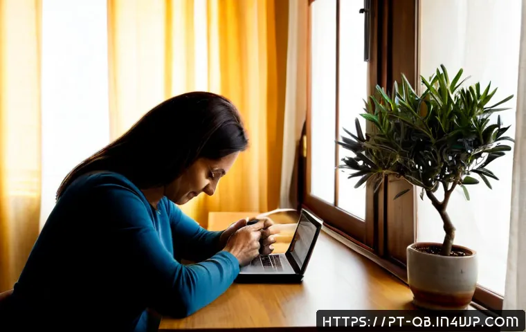 Home 17 시간 차단을 통한 정보 소비 조절 - Photorealistic home office in Lisbon, middle-aged Portuguese woman calmly placing her smartphone fac...